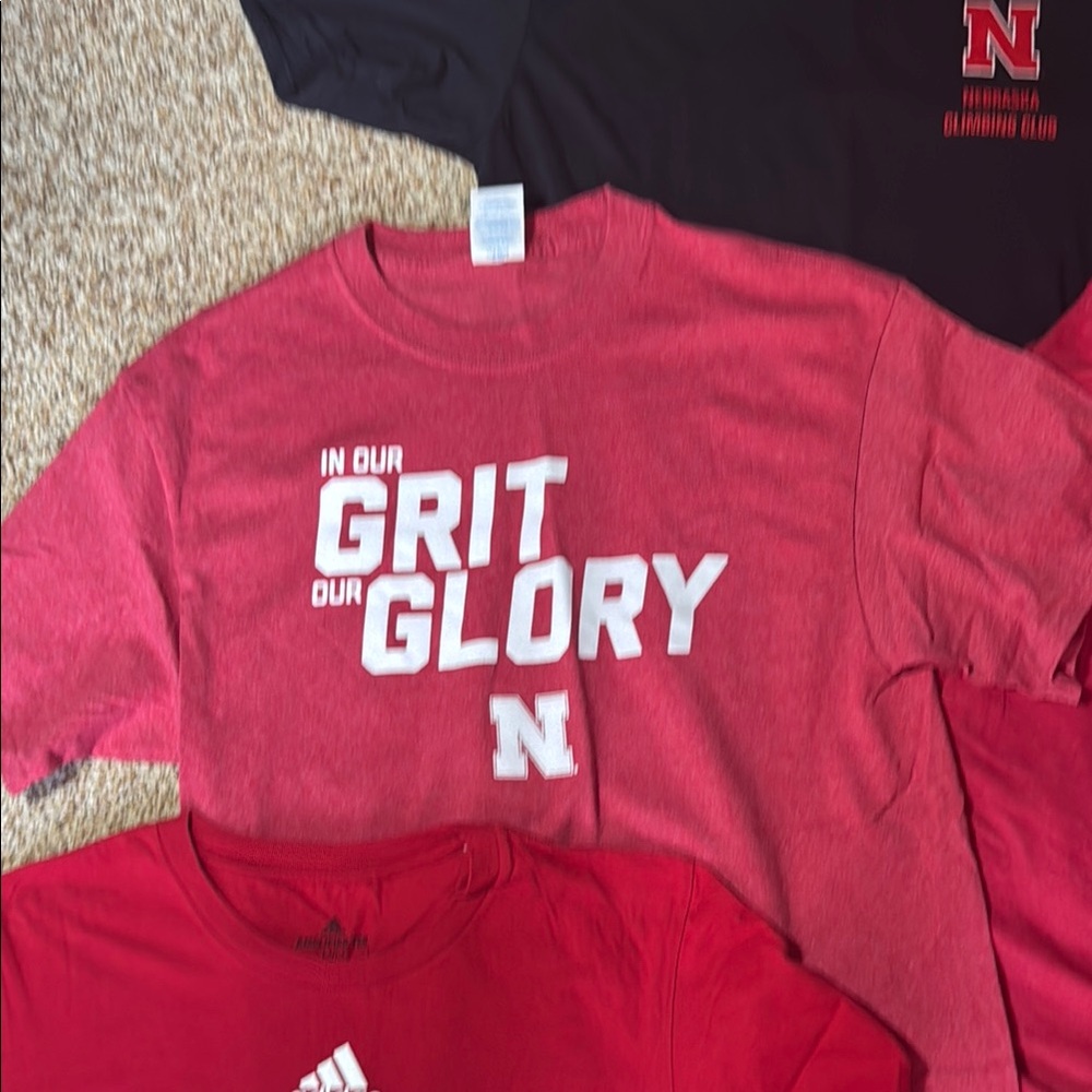 Adidas University of Nebraska Huskers Tees Collection - Picture 7 of 8